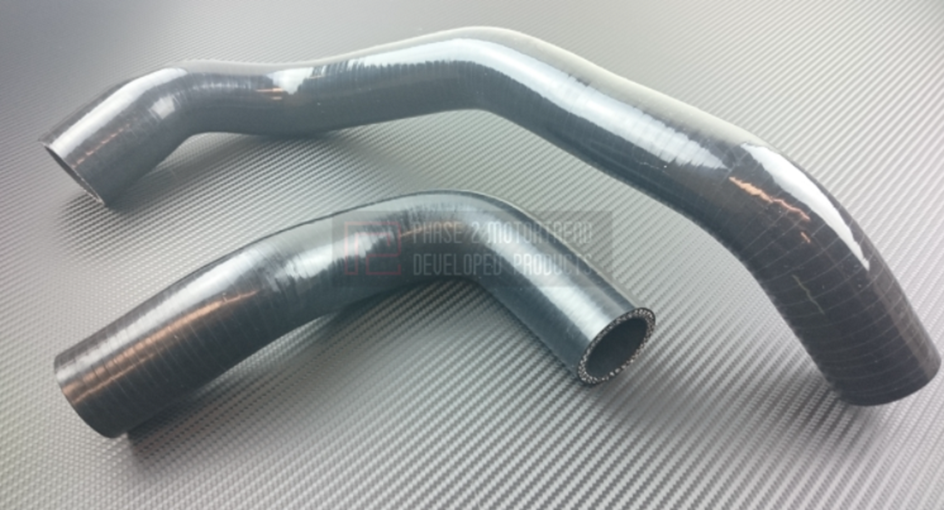 P2M Nissan RB25DET Radiator Hose kit: Black/Blue - DrDriftco