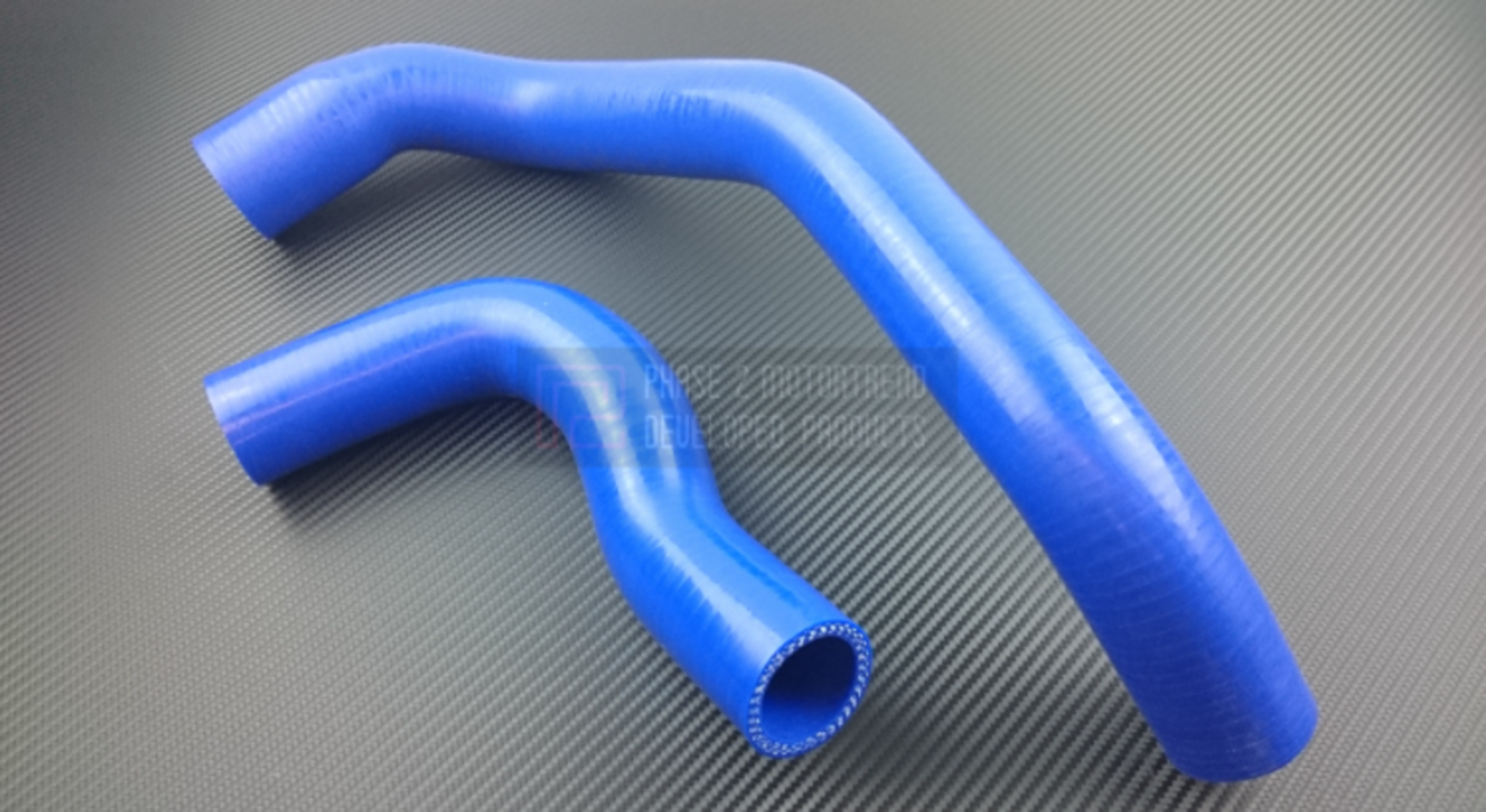 P2M Nissan RB25DET Radiator Hose kit: Black/Blue - DrDriftco