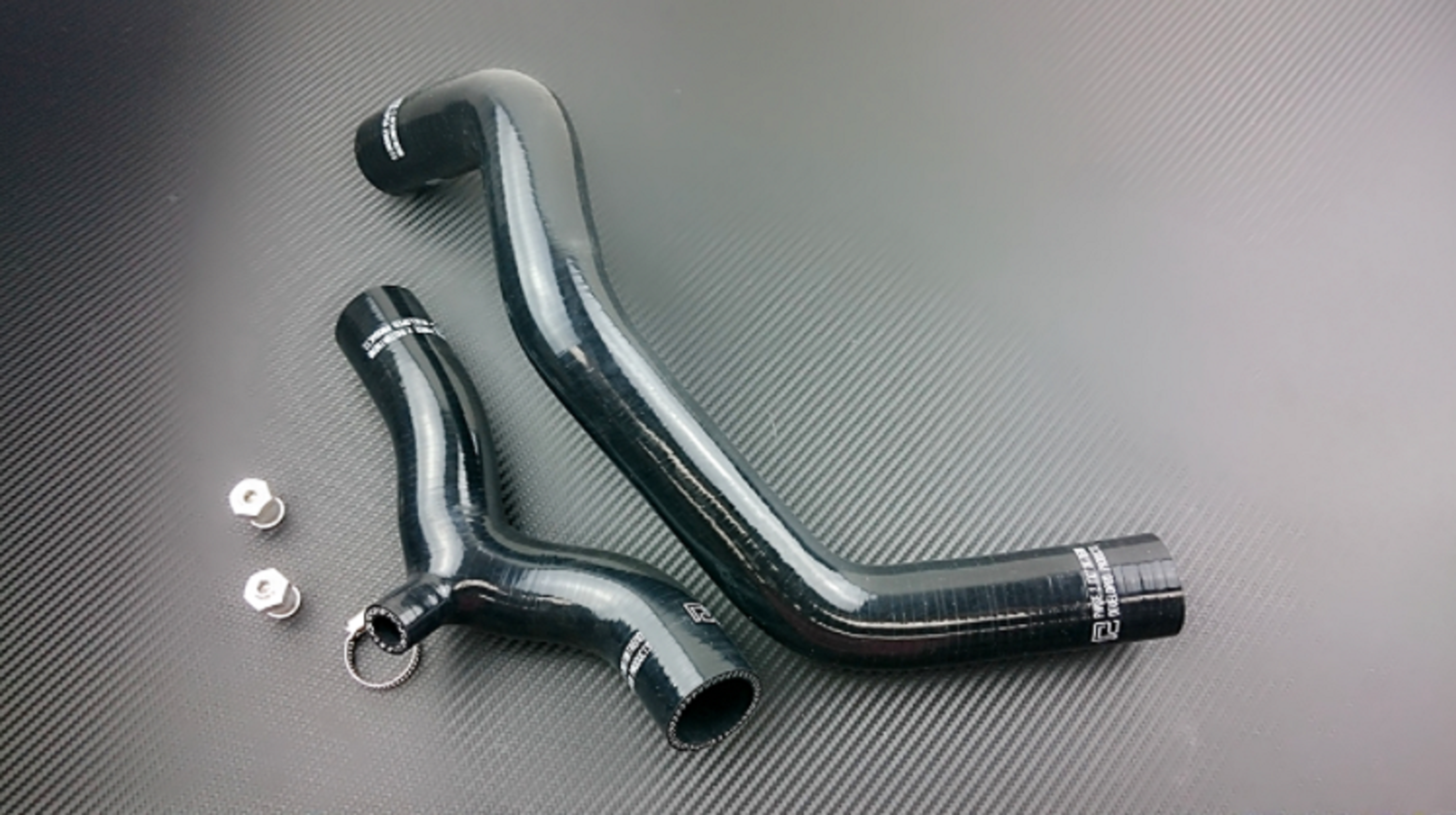 P2M Nissan SR20DET Radiator Hose kit: Black/Blue - DrDriftco