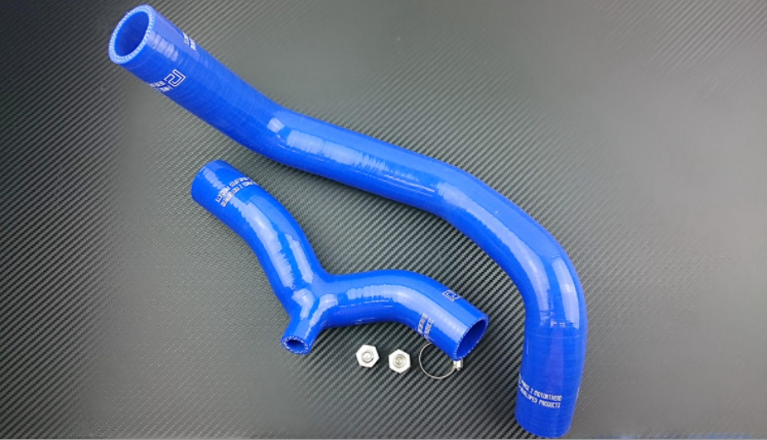 P2M Nissan SR20DET Radiator Hose kit: Black/Blue - DrDriftco